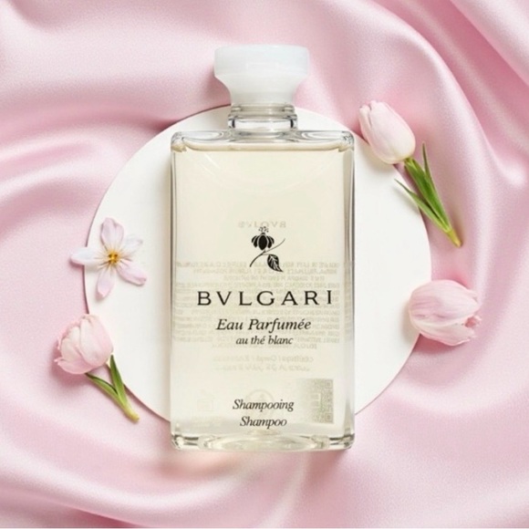 BVLGARI Eau Parfumée au Thé Blanc Shampoo Set of 3 White Tea 75ml NEW - Picture 2 of 11